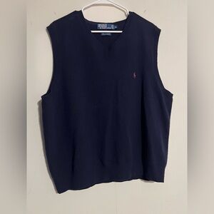 Ralph Lauren Dark Blue Lambswool Vest